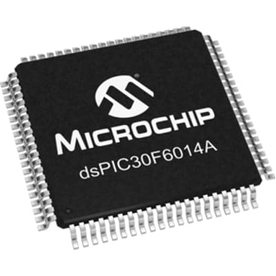 16-bit PICs DSPIC30F6014A-20E/PF by Microchip Technology