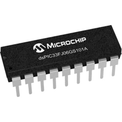 16-bit PICs DSPIC33FJ06GS101A-E/P by Microchip Technology
