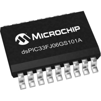 16-bit PICs DSPIC33FJ06GS101A-E/SO by Microchip Technology