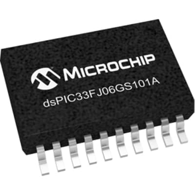 16-bit PICs DSPIC33FJ06GS101AT-I/SS by Microchip Technology