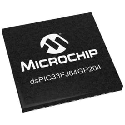 16-bit PICs DSPIC33FJ64GP204-I/ML by Microchip Technology