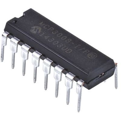 ICs MCP3008-I/P by Microchip Technology