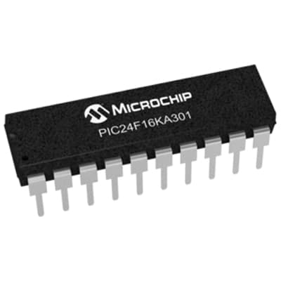 16-bit PICs PIC24F16KA301-I/P by Microchip Technology