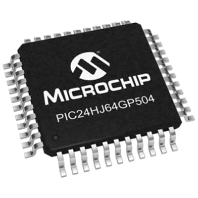 16-bit PICs PIC24HJ64GP504-I/PT by Microchip Technology