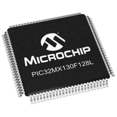 32-bit PICs PIC32MX130F128L-V/PT by Microchip Technology