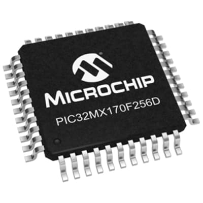 32-bit PICs PIC32MX170F256DT-50I/PT by Microchip Technology