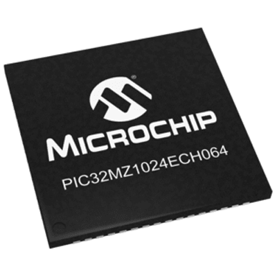 32-bit PICs PIC32MZ1024ECH064-I/MR by Microchip Technology